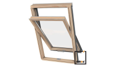 Окно мансардное DAKEA KAA B1500 94х140 (двухкамерное, ручка снизу)