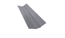 Планка ендовы верхней 95х80х95 0,45 PE с пленкой RAL 7004 сигнальный серый (2м)