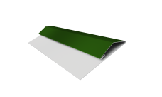 Планка стартово-финишная Экобрус, Экобрус новый Grand Line 0,45 PE с пленкой RAL 6002 лиственно-зеленый (3м)