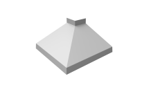 Угол отлива внешний 250 0,45 Drap TX с пленкой RAL 9003 сигнальный белый