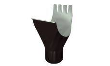 Воронка Grand Line PE матовый 125/90 мм RR 32 темно-коричневый