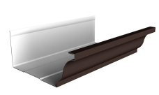 Желоб прямоугольный Vortex Project 210 мм 3м RAL 8017 шоколад