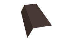 Планка карнизная 120х80 0,5 PurPro с пленкой RR 32 темно-коричневый (2м)