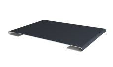 Планка стыковочная Grand Line 0,45 Drap RAL 7024 мокрый асфальт (2м)