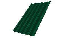 Профнастил НС35R 0,45 PE RAL 6005 зеленый мох