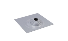 Проходной элемент MF CN угловой №17 (75-200мм) +240 силиконовый (металлический окрашенный фланец) серебро