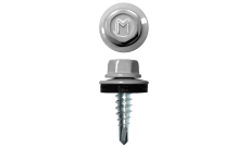 Саморез по металлу Daxmer 4,8х19 RAL 9003 (250) сверло №2