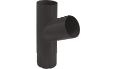 Тройник трубы Grand Line PU матовый 90 мм RR 32 темно-коричневый