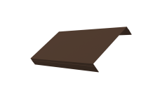 Ламель обратная 150 забора жалюзи Texas Grand Line 0,45 PE-Double RAL 8017 шоколад