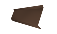 Планка примыкания в штробу 60 0,5 Satin Matt RAL 8017 шоколад (2м)