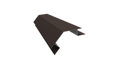 Планка угла внешнего сложного 135 градусов Блок-Хаус new Grand Line 0,45 Drap RR 32 темно-коричневый (2м)