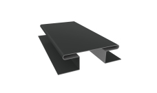 Планка H-образная стыковочная сложная 0,45 Drap ST RAL 7016 антрацитово-серый (2м)