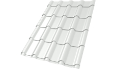 Профиль волновой "Камея" ("Kamea") 0,45 Drap TX RAL 9003 сигнальный белый