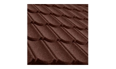 Лист композитной черепицы Grand Line Barсelona new шоколад