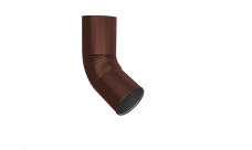 Колено стока Optima 150мм RAL 8017