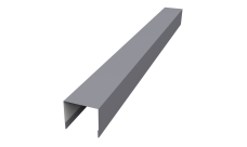 Стойка боковая крепежная для забора жалюзи Palermo 0,45 Drap TX RAL 7004 сигнальный серый (3м)