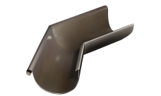 Угол желоба внешний GL PU 135 гр 150 мм RR 32 темно-коричневый