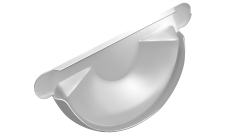 Заглушка торцевая универсальная GL PU 150 мм RAL 9003 сигнальный белый