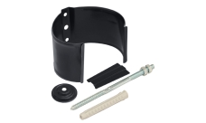 Кронштейн трубы на кирпич 100 мм матовый RAL 9005