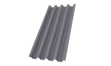 Профнастил Н75R Grand Line 0,7 PE RAL 7004 сигнальный серый