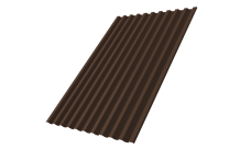 Профнастил С21R Grand Line 0,45 Drap TwinColor RAL 8017 шоколад