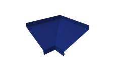 Угол отлива внутренний 200 Grand Line 0,45 PE с пленкой RAL 5002 ультрамариново-синий