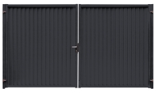 Ворота Estet 1,65х3,6 RAL 7024