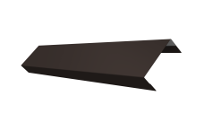 Ламель лицевая 50 забора жалюзи Texas Grand Line 0,5 Rooftop Бархат RR 32 темно-коричневый