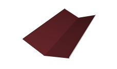 Планка ендовы нижней 300х300 Grand Line 0,45 Drap ST RAL 3005 красное вино (2м)