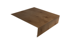 Планка лобовая/околооконная простая 190х50 0,45 Print Premium Pine Wood Fresh (2м)