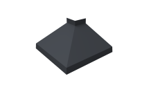 Угол отлива внешний 200 0,5 Satin с пленкой RAL 7024 мокрый асфальт