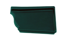 Заглушка правая Vortex 127мм RAL 6005