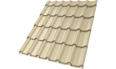 Профиль волновой Классик ("Classic") 0,45 Drap TX RAL 1015 светлая слоновая кость