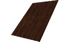 Профнастил C10B фигурный Grand Line 0,45 Принт Элит Бразильская вишня TwinColor