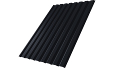 Профнастил С20A Grand Line 0,5 Rooftop Бархат RAL 7024 мокрый асфальт