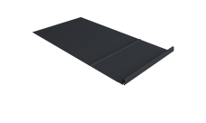 Элемент обхода Кликфальц Pro правый 0,5 Satin RAL 7024 мокрый асфальт