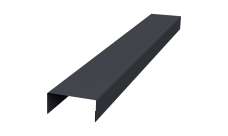 Крышка 30х20 для забора жалюзи Texas Grand Line 0,5 Atlas X RAL 7024 мокрый асфальт (2м)