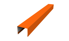 Крышка для забора жалюзи Palermo Grand Line 0,45 PE RAL 2004 оранжевый (2,5м)