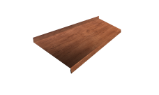 Отлив простой 250 Grand Line 0,45 Принт Премиум Рябина насыщенная Фреш TwinColor (2м)