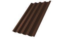 Профнастил НС44R Grand Line 0,5 Rooftop Бархат RAL 8017 шоколад