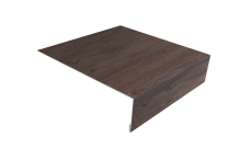 Планка лобовая/околооконная простая 190х50 0,45 Print Elite White Wood TwinColor (2м)