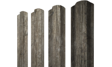 Штакетник М-образный B фигурный 0,45 Print Elite Nordic Wood TwinColor