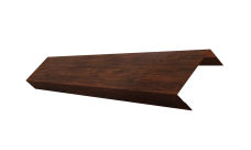 Ламель обратная 50 забора жалюзи Texas 0,45 Print Premium Cherry Wood Dark FTC