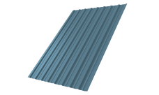 Профнастил С10A Grand Line 0,45 Drap TX RAL 5024 пастельно-синий