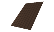 Профнастил С10R Grand Line 0,5 PurLite Matt RAL 8017 шоколад