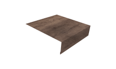 Планка околооконная простая 200х75 0,45 Print Premium Almond Wood Fresh (3м)