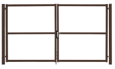 Ворота Colority Zinc Lock 1,8х3,5 RAL 8017