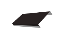 Ламель обратная 125 забора жалюзи Texas 0,45 Drap TX RAL 9005 черный