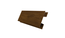 Планка H-образная Блок-Хаус новый Grand Line 0,45 Принт Элит Золотой дуб TwinColor (2м)