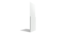 Планка приемная оконная Grand Line 0,45 Drap TX RAL 9003 сигнальный белый (3м)